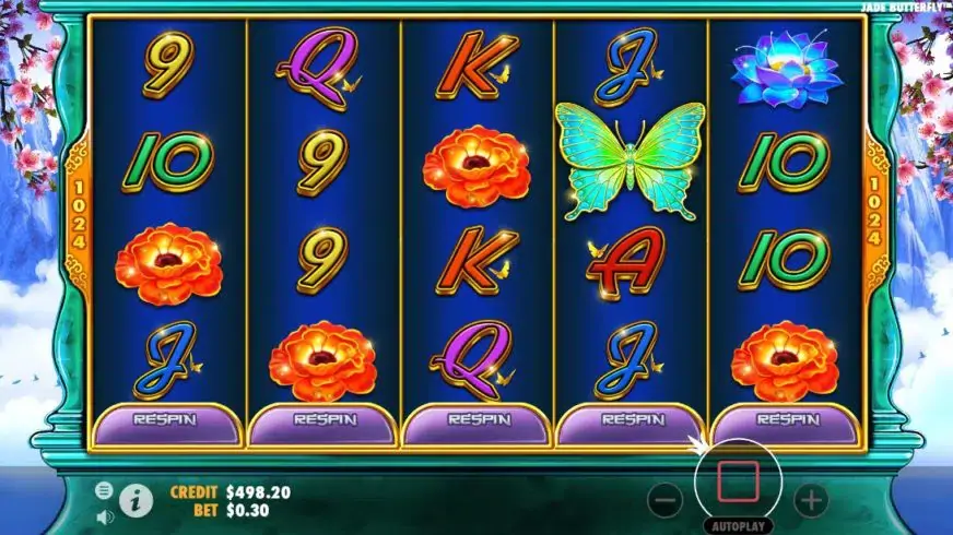 Jade Butterfly slot screenshot 3