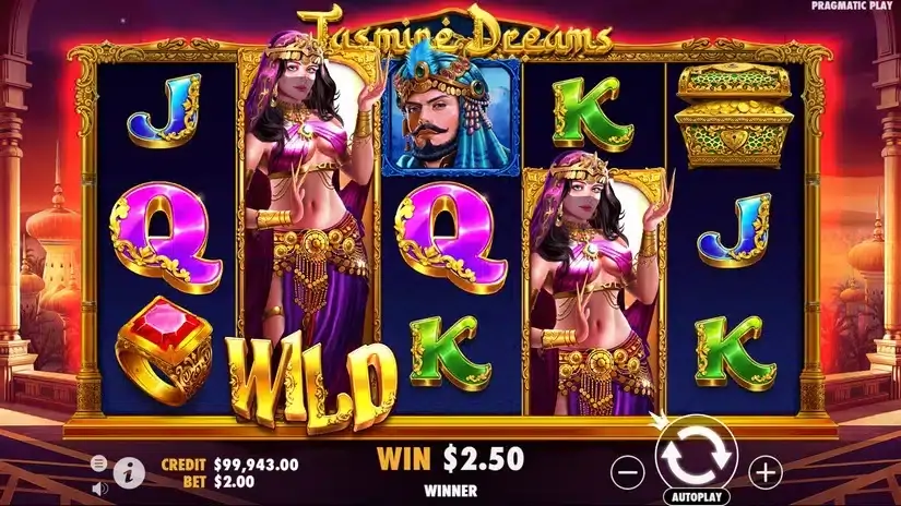 Jasmine Dreams slot screenshot 3