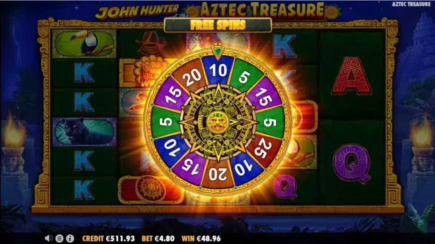 John Hunter and the Aztec Treasure slot screenshot 4
