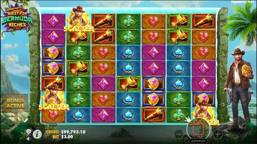 John Hunter and the Quest for Bermuda Riches slot screenshot 3