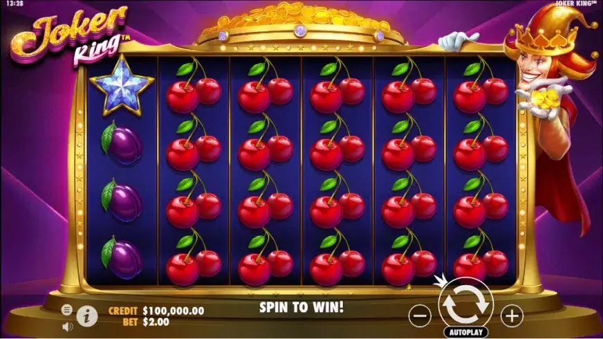 Joker King slot screenshot 1
