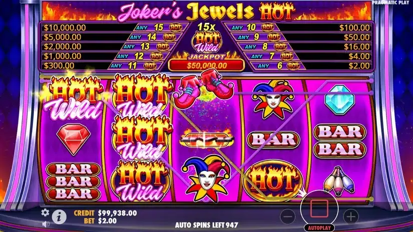 Joker’s Jewels Hot slot screenshot 