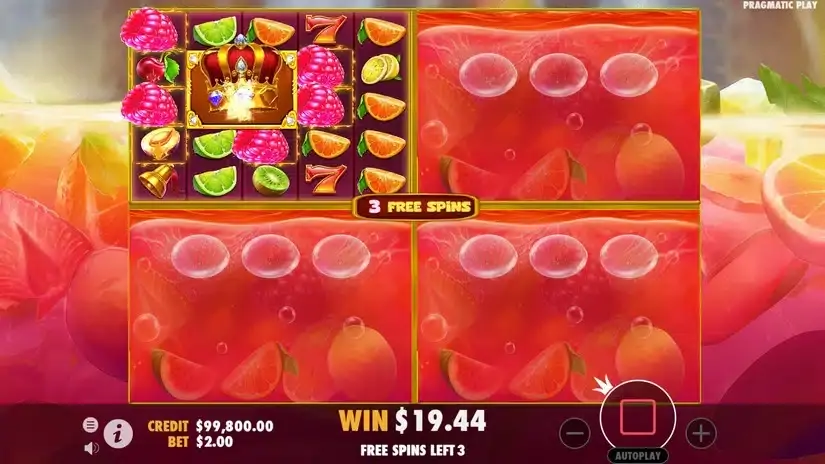 Juicy Fruits Multihold slot screenshot 