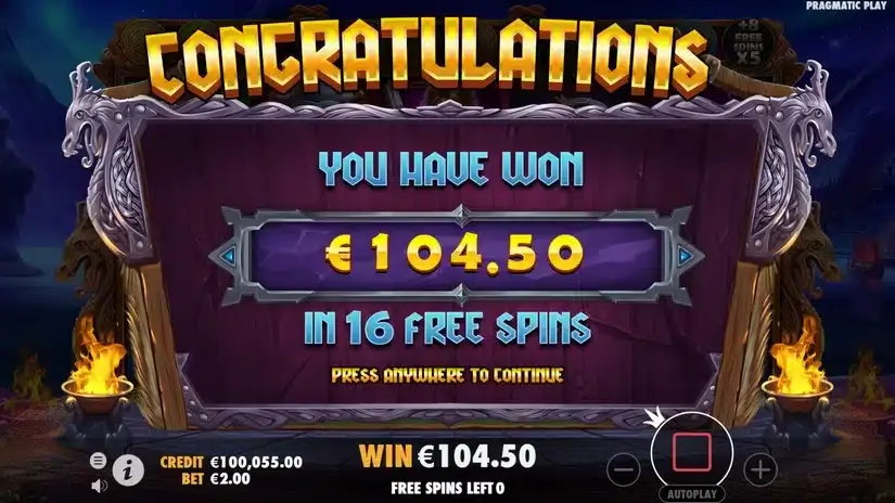 Kingdom of Asgard slot screenshot 