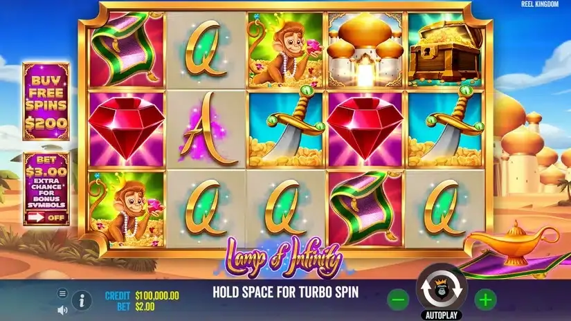 Lamp Of Infinity slot screenshot 