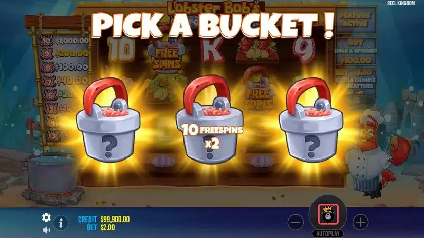 Lobster Bob’s Sea Food and Win It slot screenshot 3
