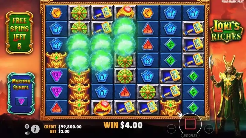 Loki’s Riches slot screenshot 4
