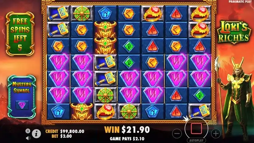 Loki’s Riches slot screenshot 