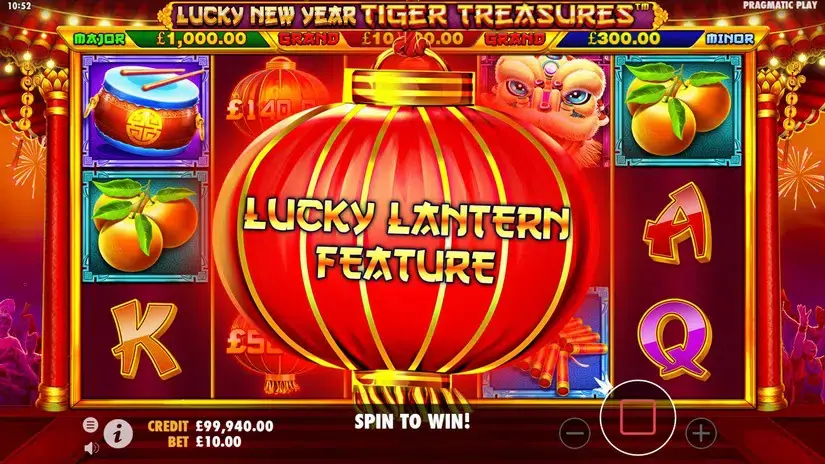 Lucky New Year – Tiger Treasures slot screenshot 3