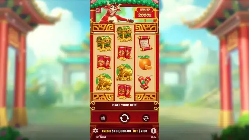 Lucky Ox slot screenshot 