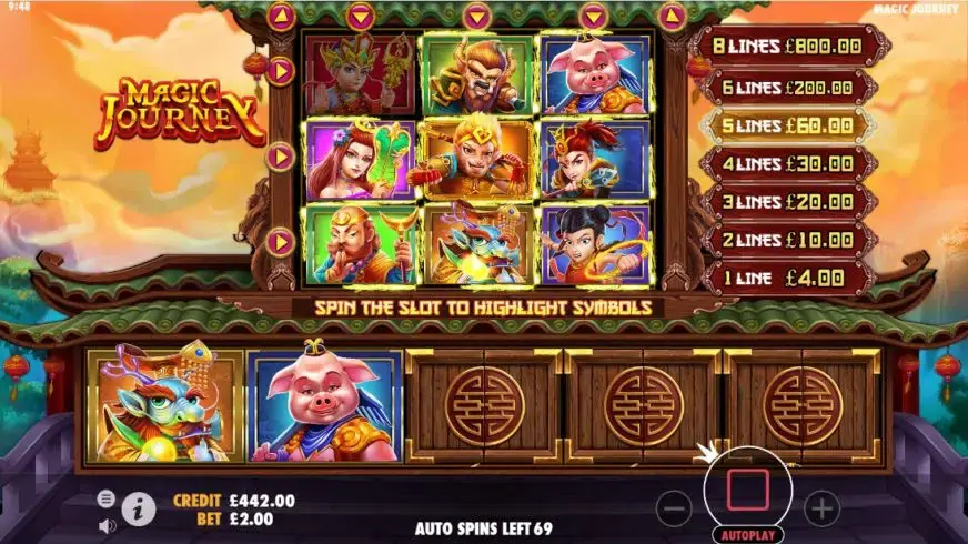 Magic Journey slot screenshot 4