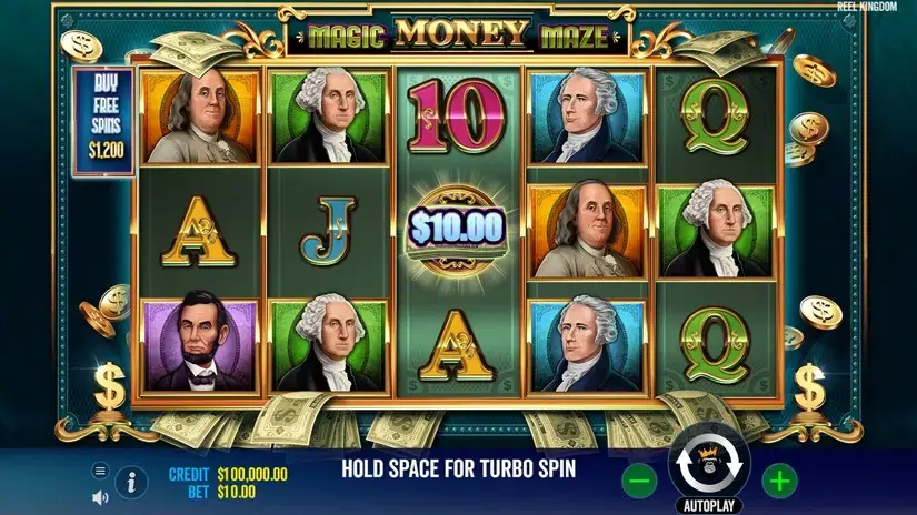 Magic Money Maze slot screenshot 