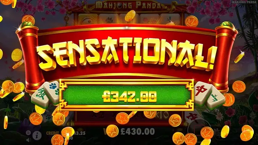 Mahjong Panda slot screenshot 8