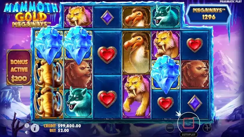 Mammoth Gold Megaways slot screenshot 3