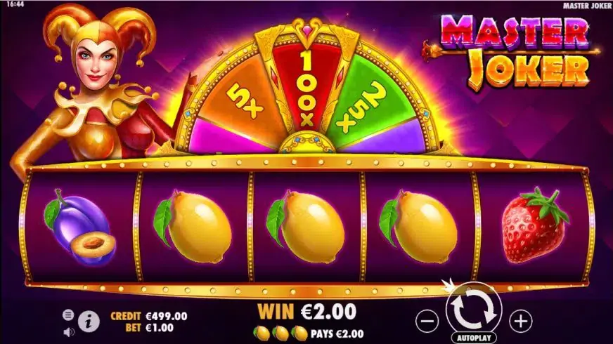 Master Joker slot screenshot 2