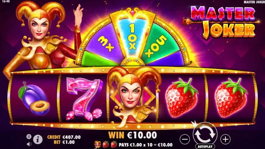 Master Joker slot screenshot 
