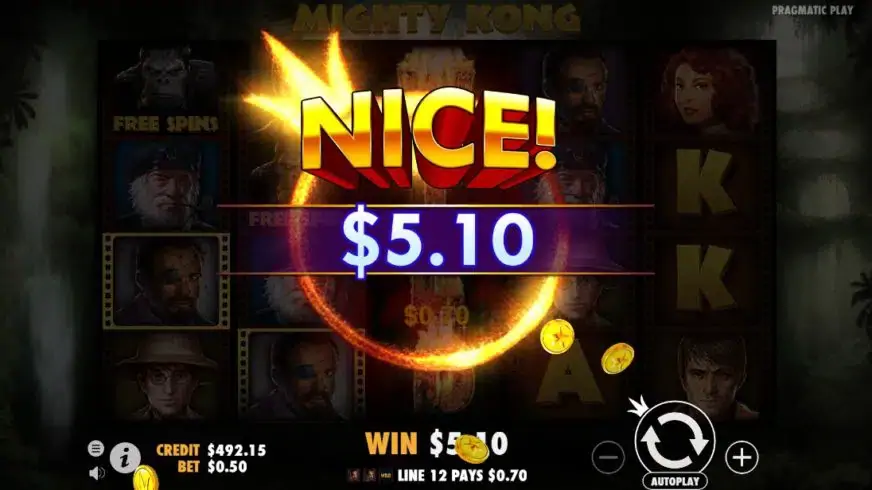 Mighty Kong slot screenshot 3