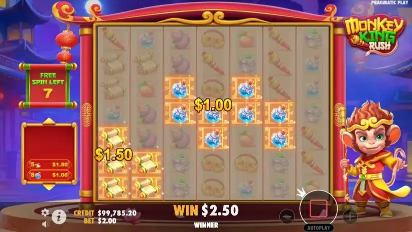 Monkey King Rush slot screenshot 4