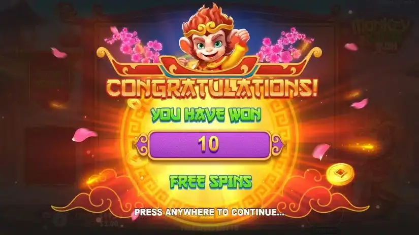Monkey King Rush slot screenshot 3