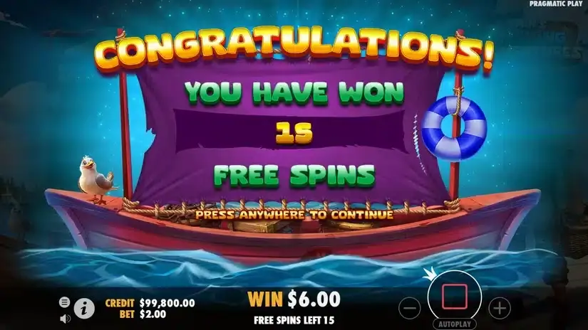 Mr Tain’s Fishing Adventures slot screenshot 3