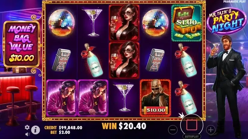 Mr Tain’s Party Night slot screenshot 5