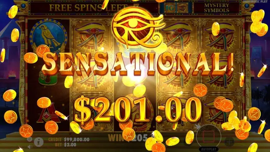 Mysterious Egypt slot screenshot 4