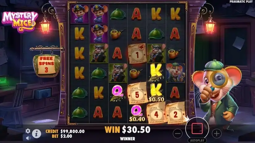 Mystery Mice slot screenshot 
