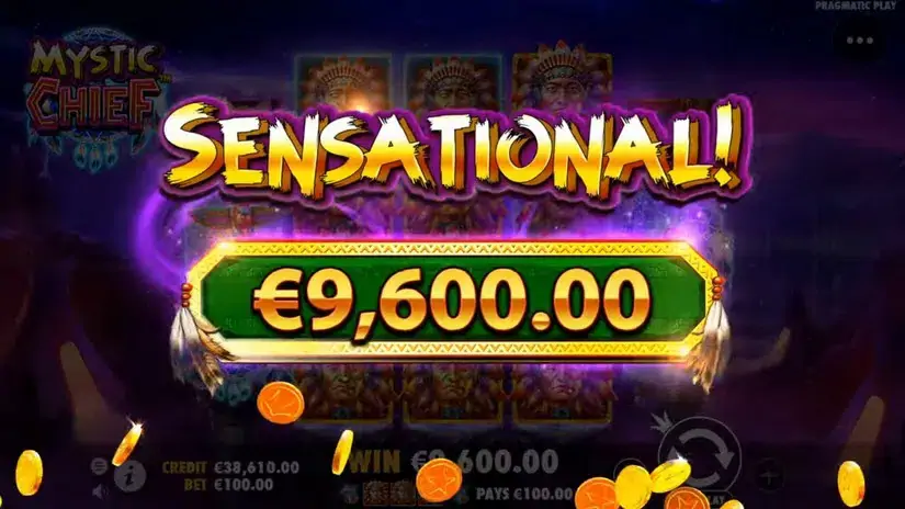 Mystic Chief slot screenshot 2