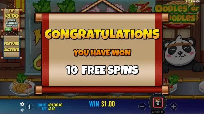 Oodles of Noodles slot screenshot 3