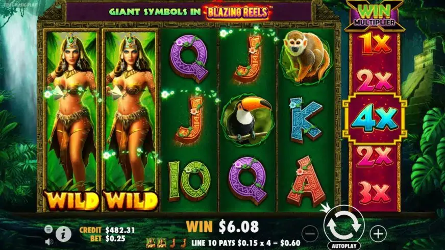 Panther Queen slot screenshot 4