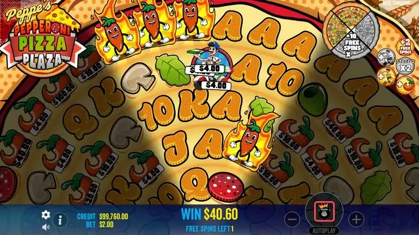 Peppe’s Pepperoni Pizza Plaza slot screenshot 