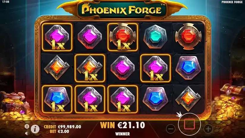 Phoenix Forge slot screenshot 