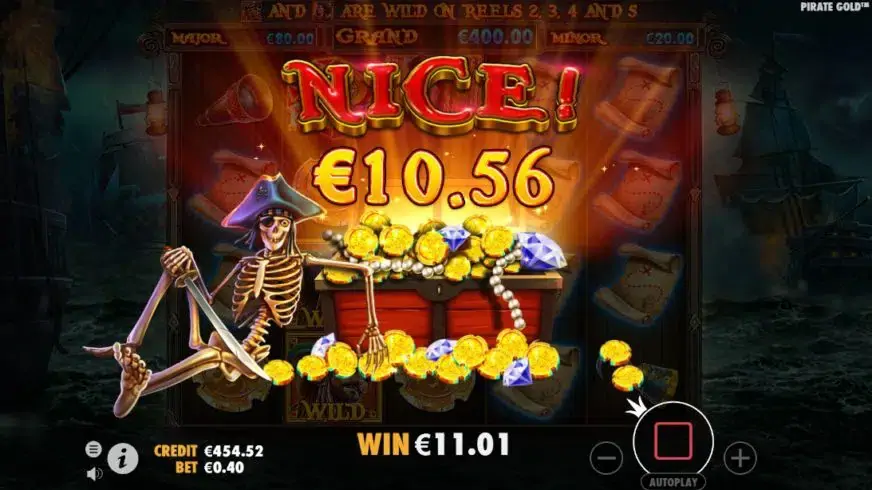 Pirate Gold slot screenshot 