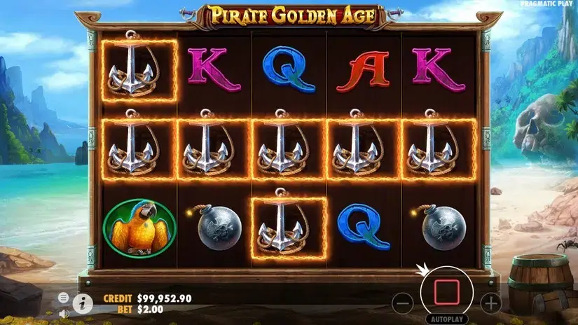 Pirate Golden Age slot screenshot 3