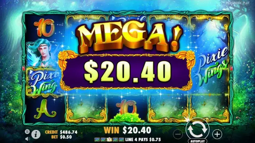 Pixie Wings slot screenshot 