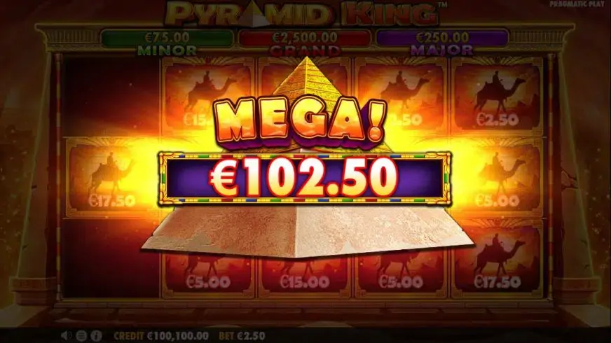 Pyramid King slot screenshot 3