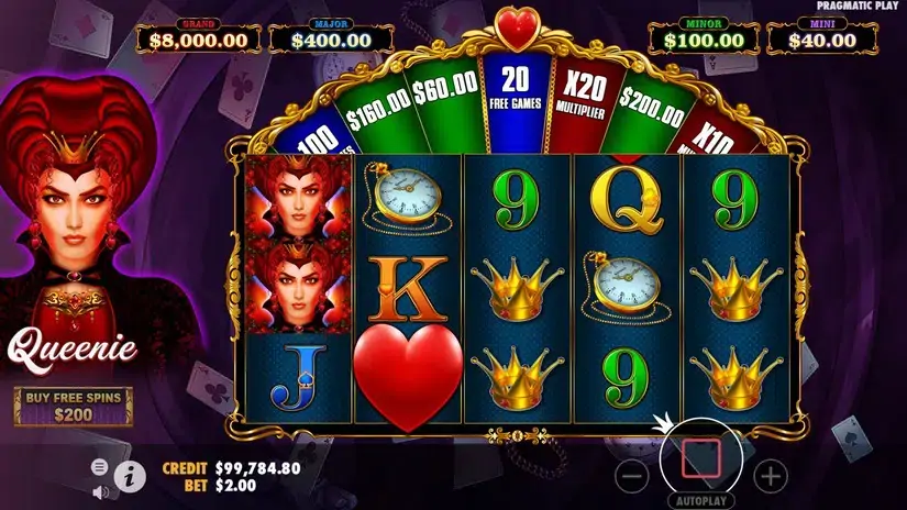 Queenie slot screenshot 4