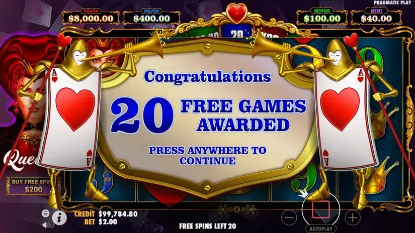 Queenie slot screenshot 5