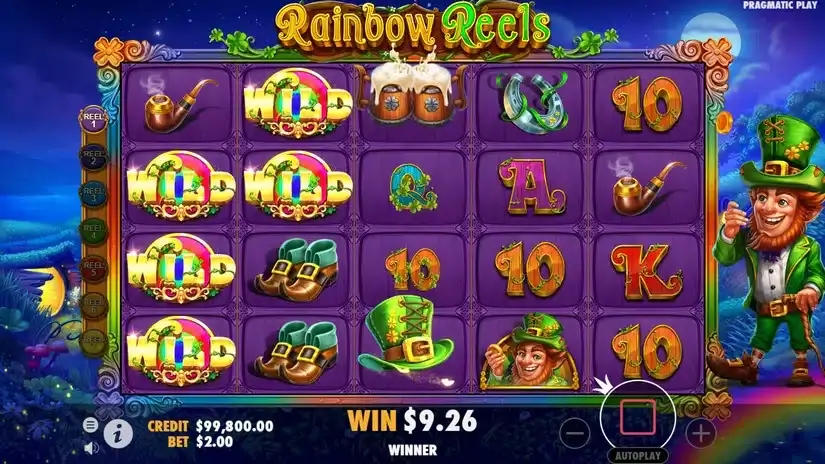 Rainbow Reels slot screenshot 5