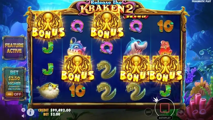 Release the Kraken 2 slot screenshot 3