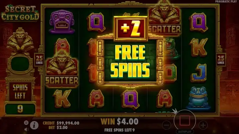 Secret City Gold slot screenshot 5