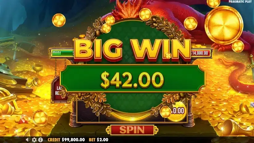 Sleeping Dragon slot screenshot 