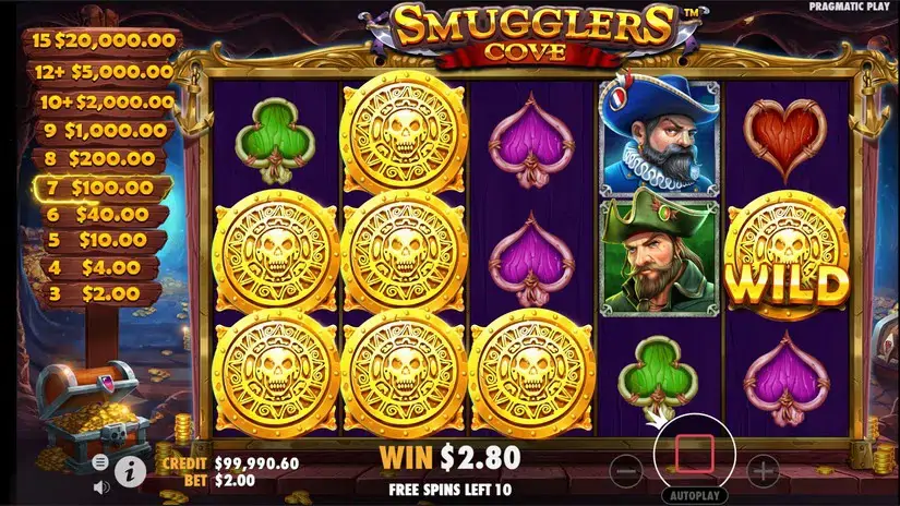 Smugglers Cove slot screenshot 4