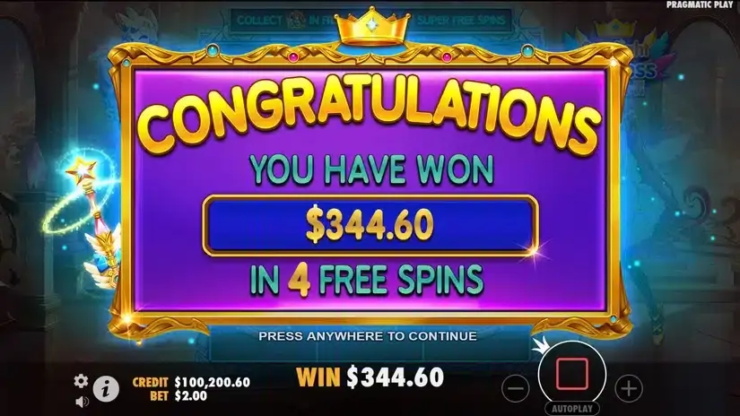 Starlight Princess Pachi slot screenshot 