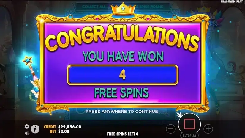 Starlight Princess Pachi slot screenshot 3