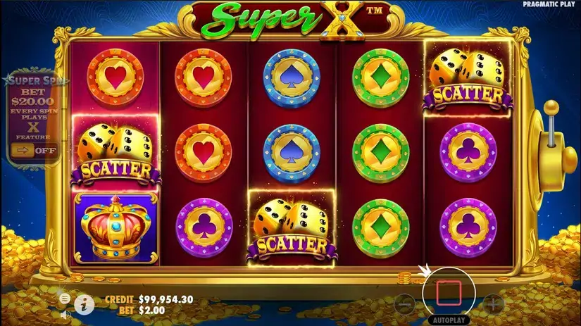 Super X slot screenshot 3
