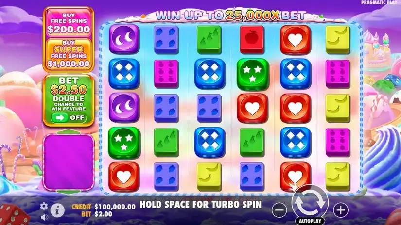 Sweet Bonanza 1000 Dice slot screenshot 