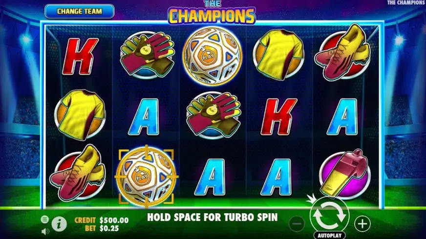 The Champions slot screenshot 1
