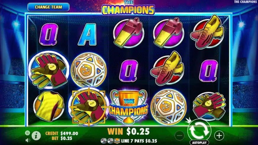 The Champions slot screenshot 3