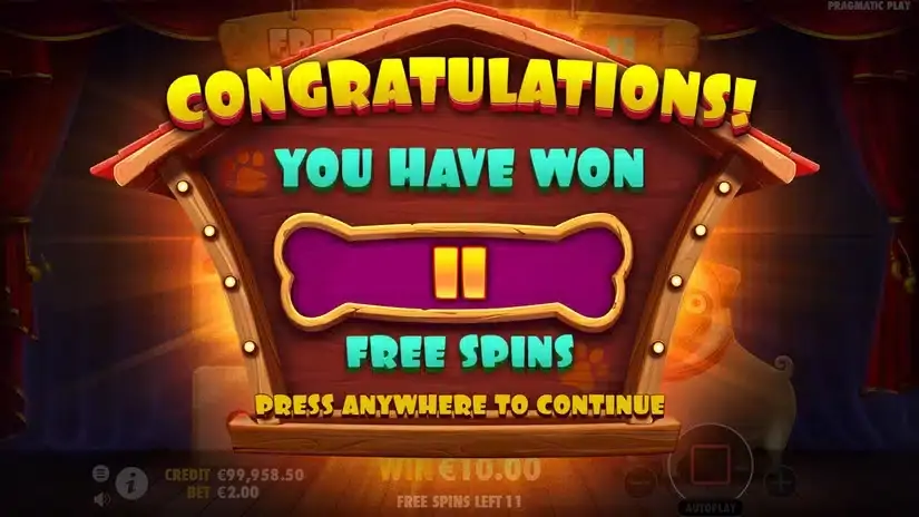 The Dog House Dice Show slot screenshot 5
